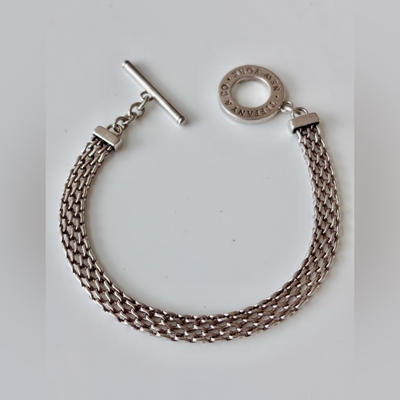 Tiffany & Co. Somerset Toggle Bracelet
Sterling Silver 925. Size 7" - Picture 5 of 9